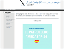 Tablet Screenshot of joseluisblancolorenzo.com